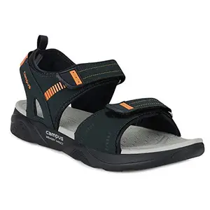 Campus Men's SD-063 Navy/ORG Sports Sandals - 7UK/India 3K-SD-063