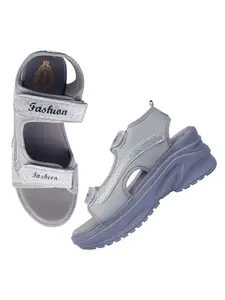 Shoetopia Women's Sandal-6 Kids UK (Box-Grey)-EU39