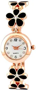 Pappi Boss Analogue Gold Dial Women's Watch with Chain