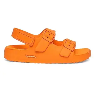 Skechers Womens Af Cali Breeze 2.0-S Casual Sandal Hand Washable, Vegan Arch Fit Double Buckle With Heel Strap Sandal Orange - 7 Uk (111597)
