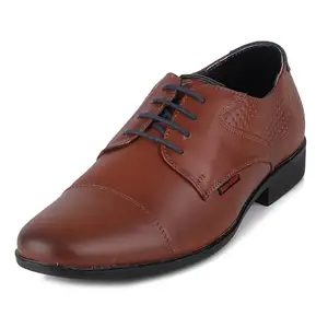 Red Chief Tan Leather Formal Derby Shoes for Men_Size 7_UK_RC3872 006
