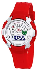 Time Up Digital Dial Colorful Alarm Function,Waterproof,Multicolor Backlight Watch for Boys & Girls-EF20-306