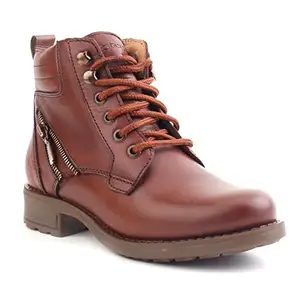 Le Fore LEFORE| Genuine Leather|Boot for Women & Girls| Plain Boot| Leather Boot for Girls| Handcrafted Boot (K019TAN37)