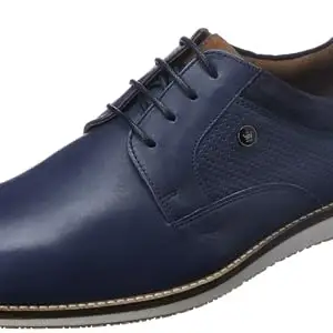 Louis Philippe Mens LPSCSMULS00351 Navy Casual Lace-up Shoes - 45 EU (LPSCSMULS00351)