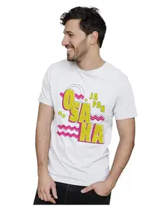 Men's & Women's Regular Fit T-Shirt Just Be Happy - Smile 100% Cotton Unise T-Shirt White|Females(OSPANRING3-White S Men GoalLW,)