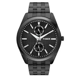 TIMEX Analog Watch for Man with Round Dial & Water Resistant Men's Wrist Watches