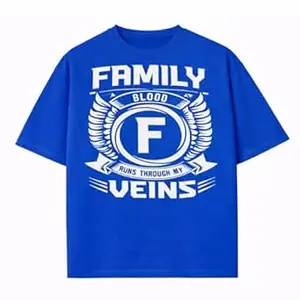 Crafted Signature Pure Cotton Graphic Print Round Neck Half Sleeves Regular Fit Unisex T-Shirt Featuring Viking Warrior Design “Never Underestimate The Power Your Name” _(04-TS-Family)