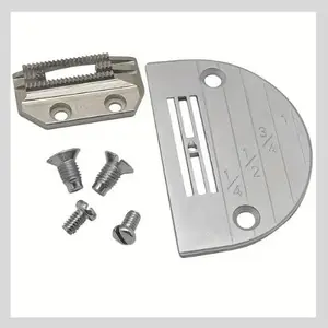 Combo– Full Feed Dog + E-22 Needle Plate + Screws | Industrial Sewing Machine Spare Parts Fit For Brother, JUKI, JACK & More