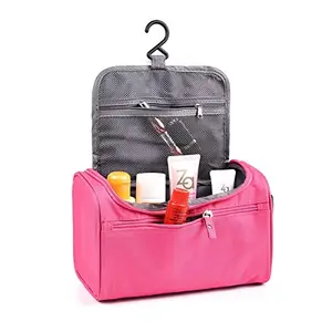 GOCART WITH G LOGO Multi Functional Portable Handy Toiletry and Cosmetic Bag Organizer(Pink)