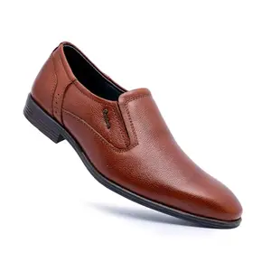 Pierre Cardin PC9052 Leather Formal Shoes for Men_Cognac_45