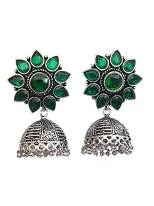 Griiham Oxidised Earrings Jhumka For Women And Girls