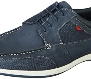 Lee Cooper Men's LC4542A Leather Casual Shoes_Navy_8UK