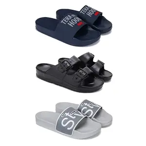 Men's Sandals | Lightweight Wear| Stylish & Easy to Wear For Men's GRP-SAN-(3-COMBO)-1588-3115-1589-6