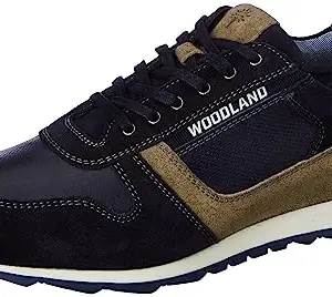 Woodland Men's Navy Leather Casual Shoe-6 UK (40 EU) (OGC 4466022)