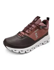 ON Cloud Hi Waterproof 1 Women's Running Shoes, Cocoa | Pebble, 7
