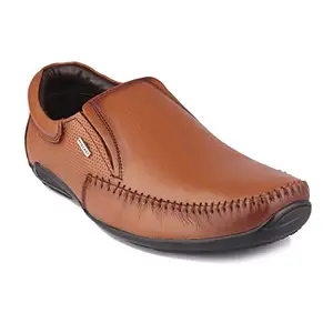 Red Chief Tan Leather Formal Slip on for Men