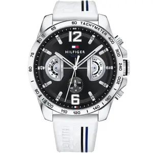 Tommy Hilfiger(トミーヒルフィガー) Tommy Hilfiger Quartz Multifunction Black Dial Men's Watch TH1791475