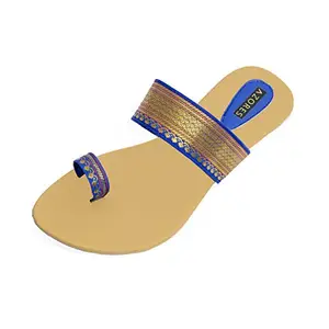 Azores Blue Stylish Sandals 52BLU39