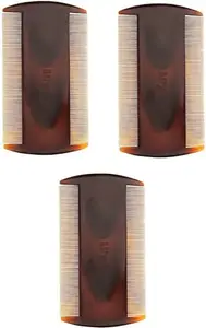 Lice comb plastic single piece,Large, medium, small,8 cm, 9 cm, 10 cm (pack of 3)