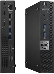 (Refurbished) Dell Intel Core i5-6th Gen Desktop(8 GB RAM/ 512GB SSD/ Windows 10 Pro, MS Office/Intel Integrated Graphics,Black) Optiplex 3050 Tiny Visit the Amazon Renewed Store