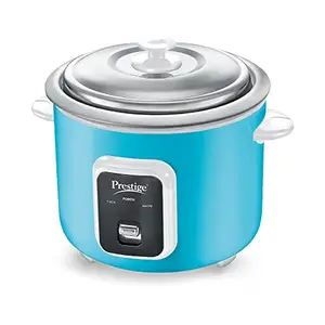 Prestige Delight Smart 1.8-2 Electric Rice Cooker|IOT & App Enabled|1.8 L Open Type|With Aluminium Cooking Pan -2U|Blue price in India.