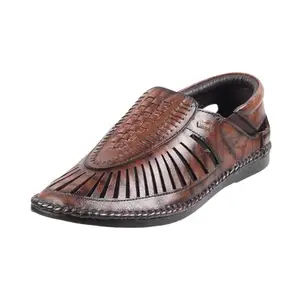 Mochi Men Tan Casual Leather Sandals Uk/6 Eu/40 (18-70)