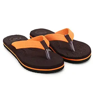 MAYRA CREATIONS Women Extra Soft Flip-Flops and Daily Use Slippers Comfortable & Lightweight Slippers for Women (Brown7)