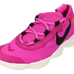 Nike Women's Free Rn 5.0 2020 FIRE Pink/Black-Magic Ember Running Shoes-5 UK (7 US) (CJ0270-601)