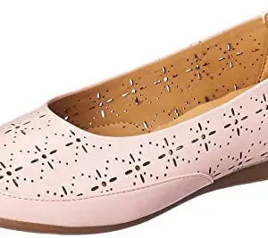 Amazon Brand - Symbol Womens Katniss Coral Ballet Flat_5 UK (SBB-2205-W01)