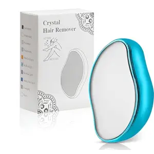 Crystal Hair Removal Tool for Arms Legs Back, Washable Crystal Epilator Without Shaving for Smooth Painless Hair Removal for All Skin Types,