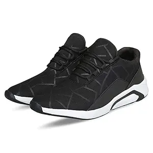Dashny Black (1228) Casual Sports Running Shoes for Men's 6 UK