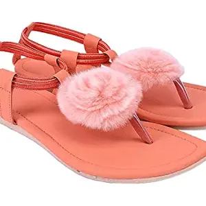 Vihan Fassionable Sandal for Women VCSA-17 (Pink, 3)