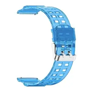 ACM Watch Strap Silicone Transparent Design 22mm compatible with Fastrack Revoltt X2 Smartwatch Classy Band