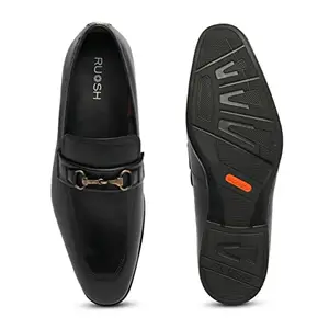 Ruosh Men Footwear Work-Slip-on Formal Black