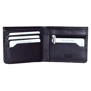 CRISTEN Elegant Leather Wallet DRAK Brown (8 Card)