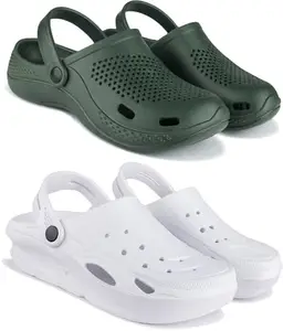 BERSACHE Extra Soft Classic Casual Flip Flops for Men with Regular wear | Ultra Soft & Flexibility Technology | Z-Combo(Flip)-6068-6064 Multicolor