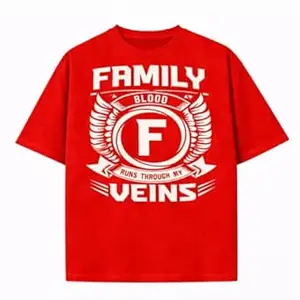 Crafted Signature Pure Cotton Graphic Print Round Neck Half Sleeves Regular Fit Unisex T-Shirt Featuring Viking Warrior Design “Never Underestimate The Power Your Name” _(04-TS-Family)