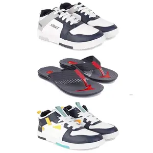 DRACKFOOT Men's Sports Shoes | Lightweight Stylish & Easy to Wear for Men'sGR-(3-Combo)-1075-3131-1074-9 Multicolor