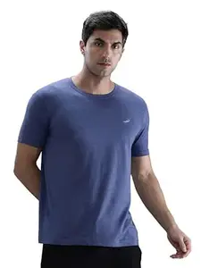 CROCODILE Men Solid Sport Fit T Shirt | Round Neck | Short Sleeve | Regular Length | Basic Casual Pull On Topwear