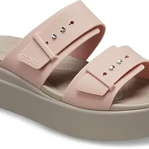 Crocs Women Pale Blush Brooklyn Sandal 207431-6RL-W9