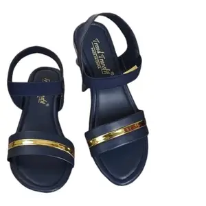 Trend Women Flats (Navy, 4)__Navy Blue_A_Adda_4