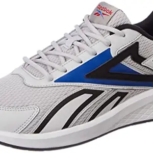 Reebok Men 90s Runner reinvented M LGHSOLIDGREY/Black/VECTORBLUE/VECTORRED 12