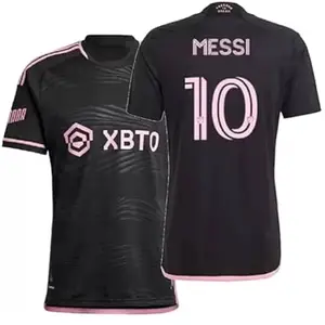Miamy Messi 10 Football Club Team Jersey 2023-2024 for Boys & Men(4-5Years) Multicolour