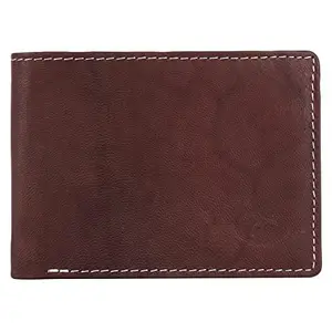 Delfin Genuine Leather Wallet for Men (Brown)