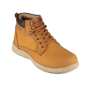 Red Chief Casual Derby Shoes for Men Rust