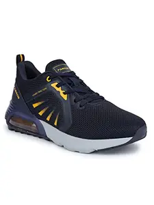 ABROS Men's Kane ASGO0103 Sports Shoes_Navy/Mustard_10UK