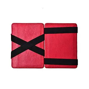 Questquo Women Oil Wax Leather Wallet Baellerry Multi-Card Long Wallet 2 Fold Female Zipper Hasp Clutch Hand Bag Coin Purse Change Pack# Color Red