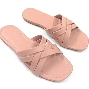 Women Stylish Flats Fashion Sandal For Party & Wedding/Casual Flat Sandals For Women's & Girls_TA02