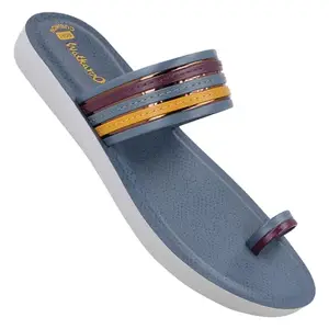 WALKAROO Sandal For Womens|Trendy|Light Weight and Comfortable|Soft Footbed|WL7503 - Teal Blue