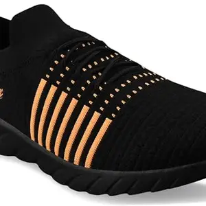 Blacktown Running/Walking/Sports Shoes (F 4 Black Orange-6